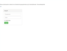 Tablet Screenshot of onlineplan.dk
